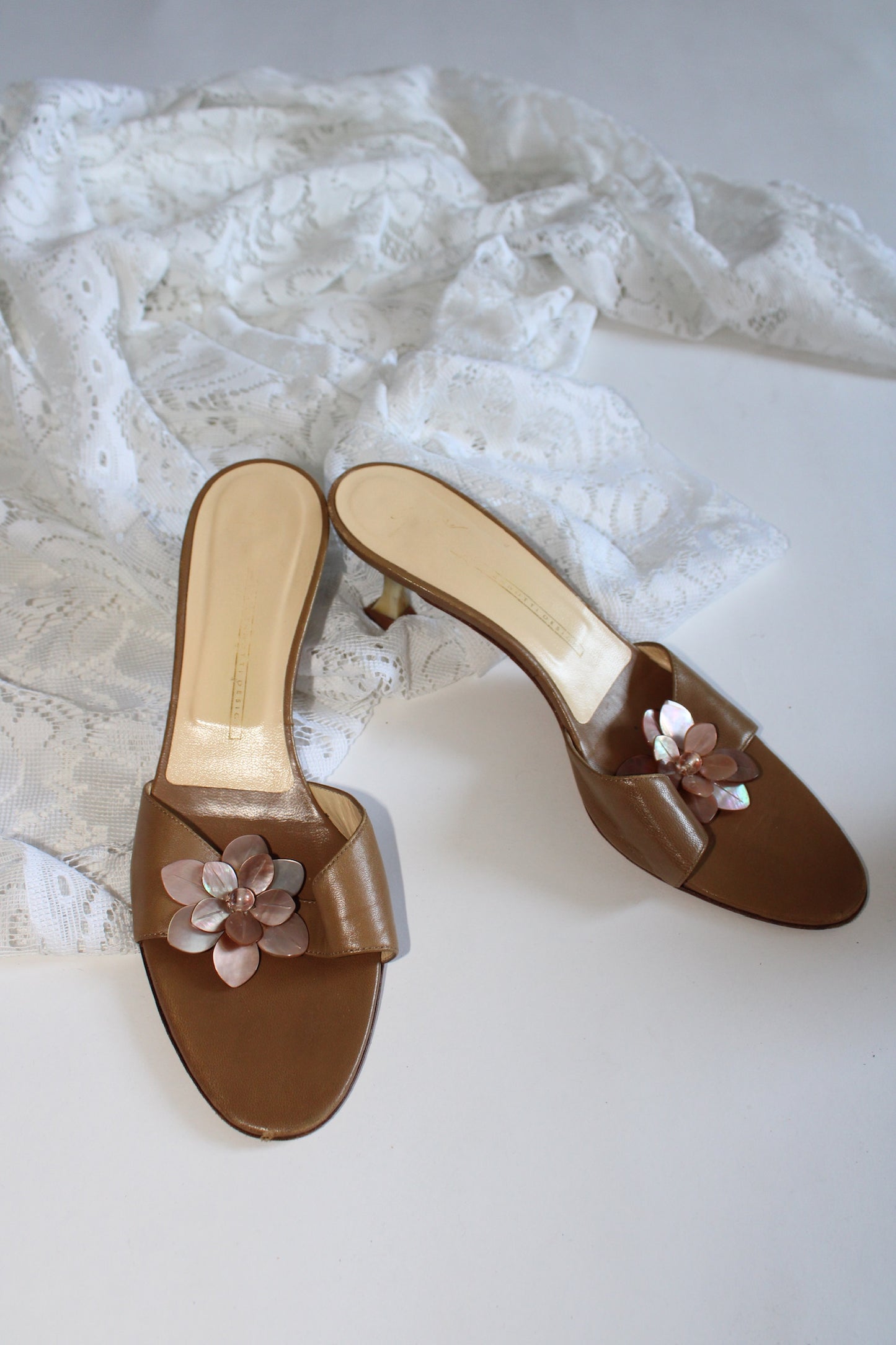Giuseppe Zanotti Flower Kitten Heels