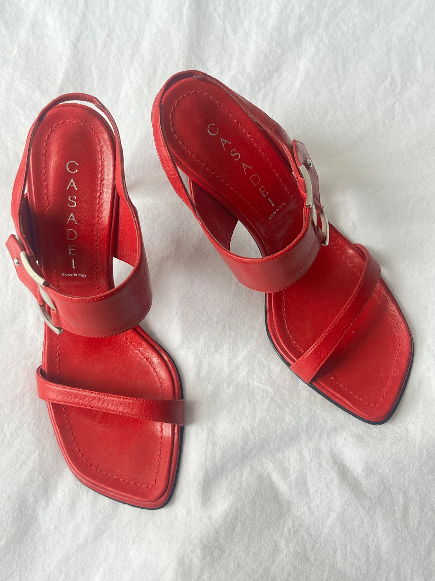 Red Casadei Heels