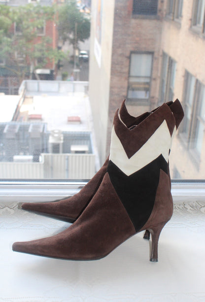 Cadadei Suede Booties