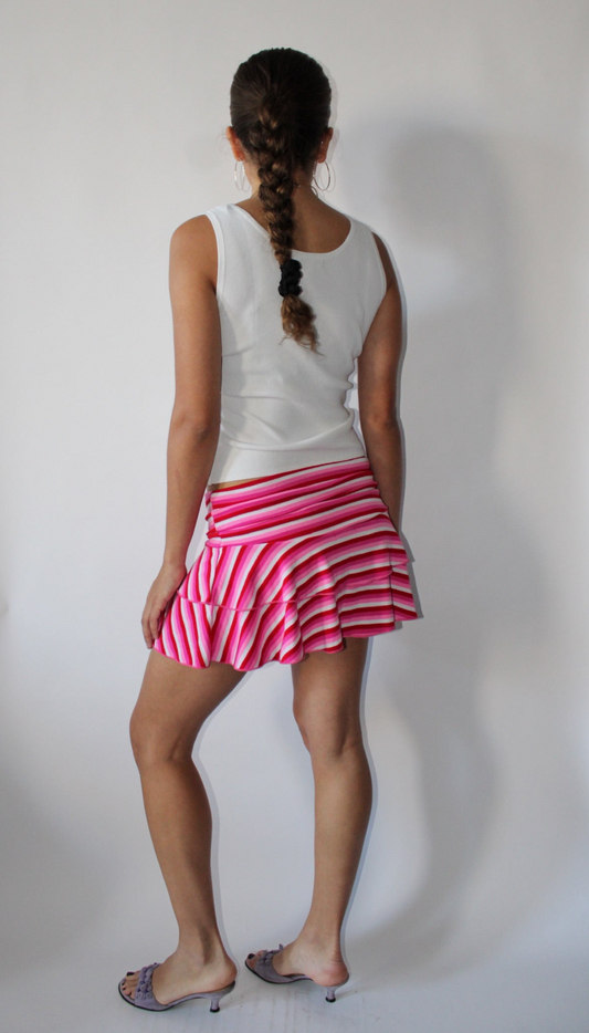 Colorful Striped Skirt