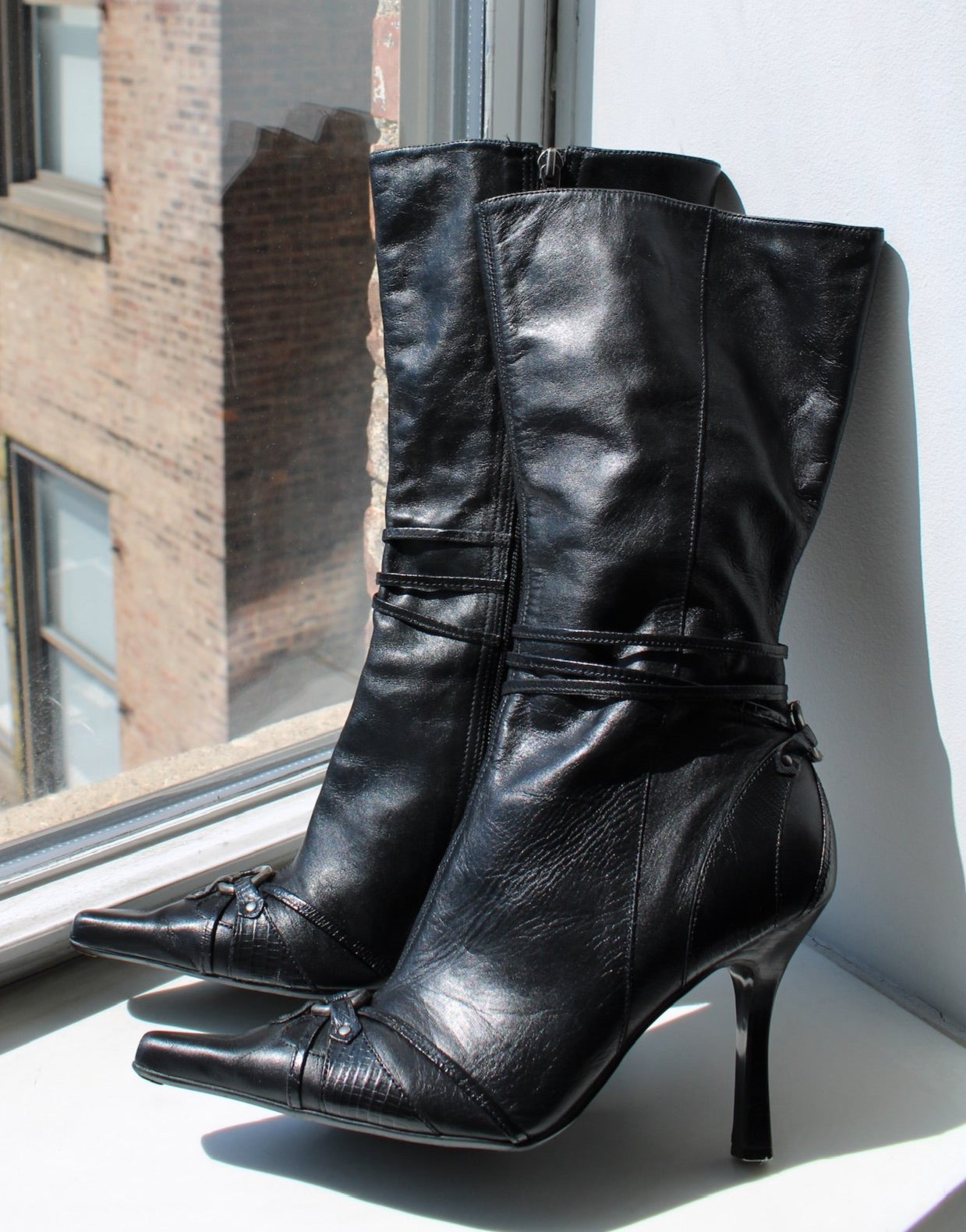 Black Faith Boots Double Bond Vintage